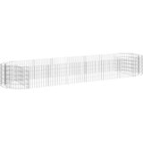 Furnova Visoka greda gabion pocinkano železo 400x100x50 cm, (21922214) | Shoptok.si