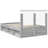  Konstrukcija postelje z vzglavjem Siva Sonoma 120 x 200 cm, (5000104297) | Shoptok.si