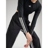 Adidas Tehnička sportska majica 'Hyperglam' crna / bijela | shoptok.hr