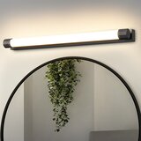 Nettlife stenska LED stropna svetilka 50 cm, 10 W, črna, topla bela 3000 K, vodoodporna IP44, moderna, za kopalnico, hodnik ali dnevno sobo, (5000158896) Cene