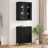  Highboard Crni hrast 69,5 x 34 x 180 cm Konstruirano drvo | shoptok.hr