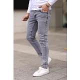 Trendyol Gray Skinny Nail Jeans Jeans