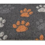  Kuhinjski tepih perivi s uzorkom šapa 45 x 150 cm baršunasti | shoptok.hr