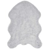 vidaXL Lažni Ovčji Tepih Siva 60 x 90 cm Poliester | shoptok.hr