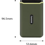 SSD TRANSCEND ESD380C 2000GB/eksterni/USB 3.2/type c/crna | ePonuda.com