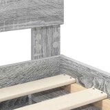  Konstrukcija postelje z vzglavjem Siva Sonoma 120 x 200 cm, (5000104297) | Shoptok.si