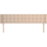  Uzglavlje s ušima boja cappuccina 163x16x78/88 cm umjetna koža | shoptok.hr