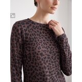 Sinsay Bluza s dugim rukavima u leopard uzorku Slike