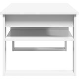  Kava Stol s pohranom Bijelo 96 x 54 x 44 cm Konstruirano drvo | shoptok.hr