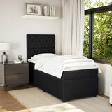 Box spring krevet s madracem crni 100x200 cm baršunasti | shoptok.hr