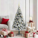  Umjetno božićno drvce Bijelo 150 cm PVC i Čelik i Plastika | shoptok.hr