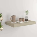 vidaXL Stenska polica barva hrasta 40x23x3,8 cm MDF | Shoptok.si