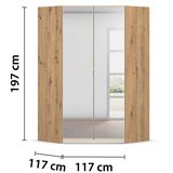 Mömax Kotna Omara Za Oblačila Celle Mat, Barva Šampanjca | Shoptok.si