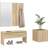  Set namještaja za hodnik boja hrasta sonome konstruirano drvo | shoptok.hr