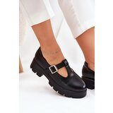 Boto Women's Shoes With Buckle On Platform And Flat Heel Black Venda | shoptok.hr