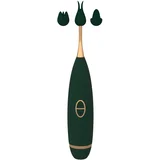 vibrator za klitoris - komplet 3-delni - zelena