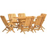  7-dijelni vrtni blagovaonski set od masivne tikovine | shoptok.hr
