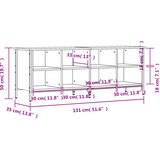 Ormarić za cipele boja hrasta 131x35x50 cm konstruirano drvo | shoptok.hr