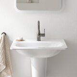 Grohe 3956500H Essence 60 x 48,5 cm pravokotni stenski keramični umivalnik z odprtino za armaturo | Shoptok.si