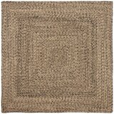 vidaXL Tepih Prirodna i crno 160 x 160 cm Juta Cijene