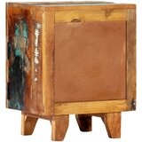  Ručno izrezbareni noćni ormarić od obnovljenog drva 40x30x50 cm | shoptok.hr