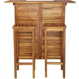 3 3-dijelni set barskog stola i stolica od masivnog bagremovog drva | shoptok.hr