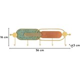 Mauro Ferretti Kovinski stenski obešalnik 56 cm Apollo – | Shoptok.si