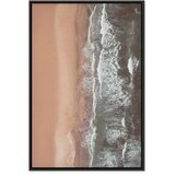  Slika - Shore Line (1 Part) Vertical 40x60 U crnom drvenom okviru | shoptok.hr