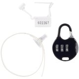 Lock A Willy - silikonski kavez za penis s lokotom (crni) | shoptok.hr