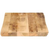 Stolna ploča sa živi rub 60x40x3,8 cm masivno grubo drvo manga | shoptok.hr