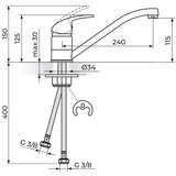 Rosan baterija za sudoperu KING J381001 ROS049 | ePonuda.com