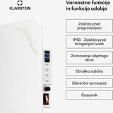 Klarstein MarmoHeat Infrardeča plošča | 600 W | 15 m² | marmoren design | 70 cm x 100 cm | Shoptok.si