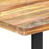  Blagovaonski stol od masivnog obnovljenog drva 160 x 80 x 75 cm | shoptok.hr