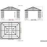  SOJAG - Paviljon »Savino« kvadratni ŠxVxD: 427x263x361 cm | BRANDED IN THE USA | shoptok.hr
