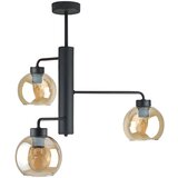  Luster na šipci FLEX 3xE27/60W/230V crna/duvansko-bež | Eponuda.com