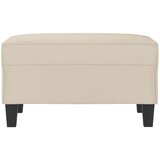  Stolček za noge krem 70x55x41 cm tkanina iz mikrovlaken, (20983967) | Shoptok.si