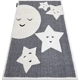 Preproge Otroška talna obloga JOY Moon luna, za 140x190 cm Siva