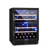 Klarstein Vinovilla Onyx 43, hladilnik za vino z dvema hladilnima conama, 129 l, 43 steklenic, 3 barve Cene