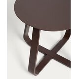 Kave Home Kovinska okrogla vrtna mizica ø 48 cm Tamaris – | Shoptok.si