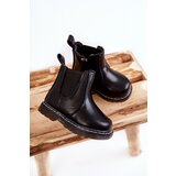 Boto Children's Leather Warm Boots Black Porky | ePonuda.com