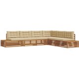  Set vanjskih sofa s jastukom 19 Komad Prirodna i bež | shoptok.hr