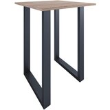 Mömax Barska Miza Xona, Bela, Črna, 80x80cm Cene