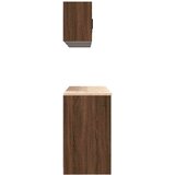  Garažne omare 6 kosa rjavi hrast inženirski les, (22047559) | Shoptok.si