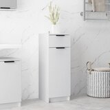 Maison Chic Kopalniška omarica - Kopalniški kabinet bela 32x34x90 cm konstruiran les, (21794532) | Shoptok.si