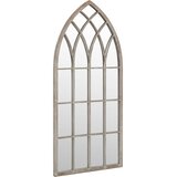 Ogledalo boja pijeska 100x45 cm željezno za unutarnju upotrebu | Eponuda.com