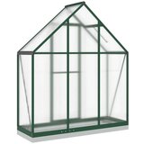 vidaXL Rastlinjak z okvirjem zelen 169x58x202 cm aluminij | Shoptok.si