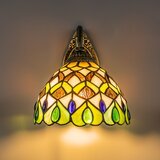 Brilagi tiffany vitražna zidna lampa margaret 1xE27/40W/230V | Eponuda.com