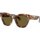 Miu Miu MU01YS 14L09Z ONE SIZE (51) Havana/Rjava Cene