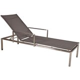 Garden Pleasure Siv kovinski vrtni ležalnik Sienna - Cene