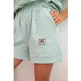 Kesi Włoski Women's punto set with short sleeves and loose shorts mint | shoptok.hr